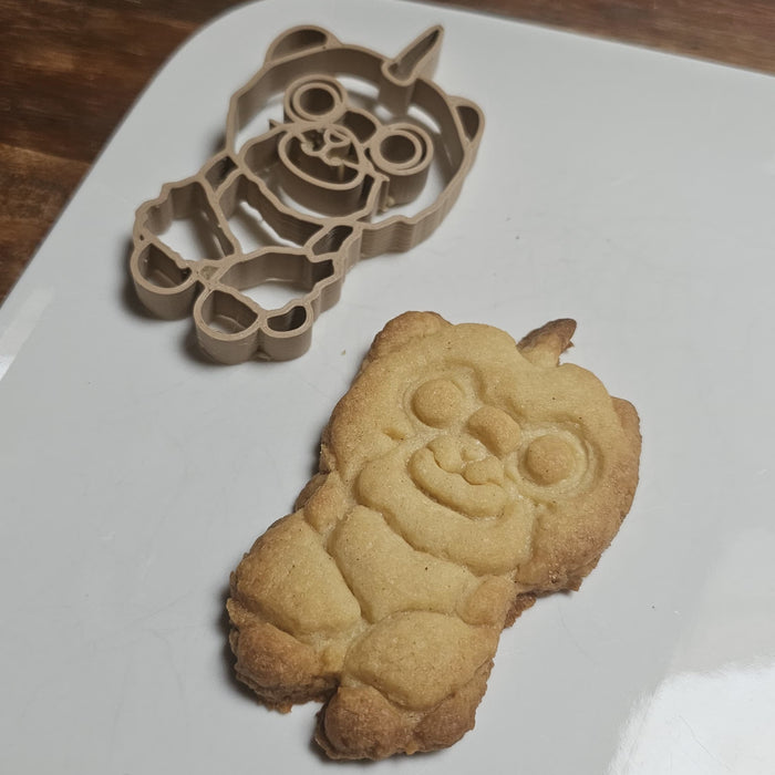 Koekjes Bakken met Onze Zelf Ontworpen Snoesje Uitsteker